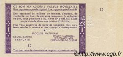 1 Franc BON DE SOLIDARITÉ FRANCE regionalismo e varie  1941 KL.02As AU