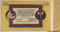 500 Francs BON DE SOLIDARITÉ Annulé FRANCE régionalisme et divers  1941 KL.11As TTB+
