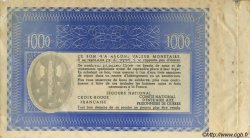 1000 Francs BON DE SOLIDARITÉ Annulé FRANCE régionalisme et divers  1941 KL.12As TTB+