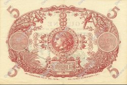 5 Francs Cabasson bleu GUYANE  1933 P.01b pr.SPL
