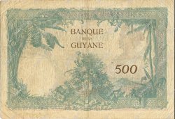 500 Francs GUYANE  1942 P.09 TB à TTB