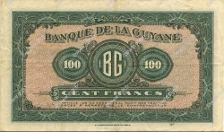 100 Francs GUYANE  1942 P.13a pr.SUP