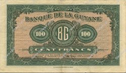 100 Francs GUYANE  1945 P.13b TTB+