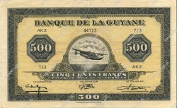 500 Francs GUYANE  1945 P.14b SUP