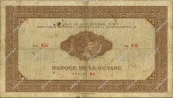 1000 Francs FRENCH GUIANA  1945 P.15 F - VF