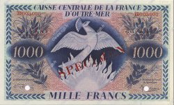 1000 Francs GUYANE  1943 P.18ds NEUF