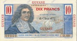 10 Francs Colbert FRENCH GUIANA  1946 P.20s