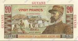 20 Francs Émile Gentil GUYANE  1946 P.21a SPL+