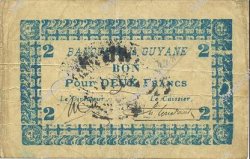 2 Francs GUYANE  1945 P.11C pr.TTB