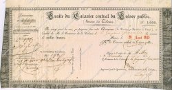 1000 Francs GUYANE  1843 K.254 SUP