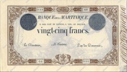 25 Francs MARTINIQUE  1916 P.07b SUP+