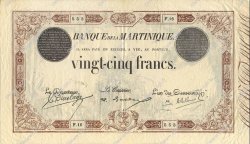 25 Francs MARTINIQUE  1922 P.07b TTB+