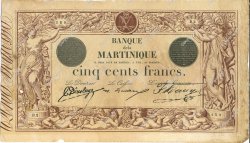 500 Francs MARTINIQUE  1919 P.09 TTB
