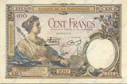 100 Francs MARTINIQUE  1938 P.13