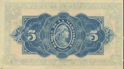 5 Francs Spécimen MARTINIQUE  1942 P.16s SUP+