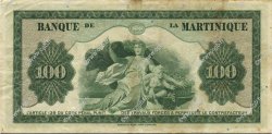 100 Francs MARTINIQUE  1944 P.19a TTB