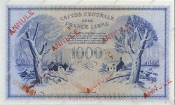 1000 Francs Phénix Annulé MARTINIQUE  1944 P.22b NEUF