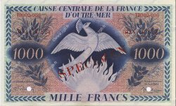 1000 Francs Phénix MARTINIQUE  1946 P.26s AU