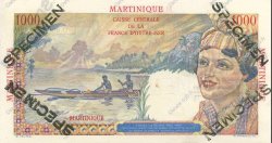 1000 Francs Union Française MARTINIQUE  1946 P.33s pr.NEUF