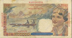 1000 Francs Union Française MARTINIQUE  1946 P.33 F+