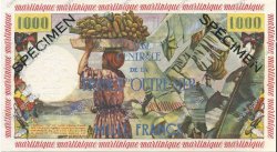1000 Francs pêcheur Spécimen MARTINIQUE  1956 P.35s pr.NEUF