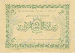 2 Francs Annulé MARTINIQUE  1884 P.03s SPL