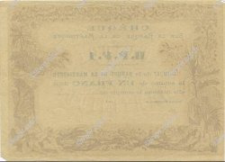 1 Franc Non émis MARTINIQUE  1874 P.05A SUP