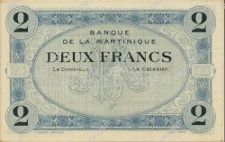 2 Francs Spécimen MARTINIQUE  1915 P.11s q.FDC