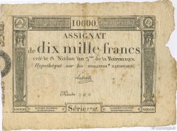 10000 Francs FRANCE  1795 Laf.177 TTB