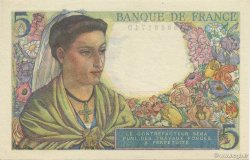 5 Francs BERGER FRANKREICH  1945 F.05.06 ST