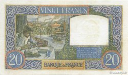 20 Francs TRAVAIL ET SCIENCE FRANCE  1940 F.12.04 TTB+