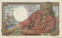 20 Francs PÊCHEUR FRANCE  1942 F.13.01