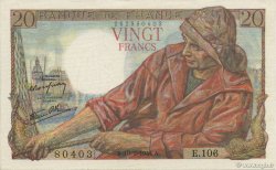 20 Francs PÊCHEUR FRANCIA 1944 F.13.08