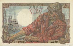 20 Francs PÊCHEUR FRANCE  1949 F.13.16 SPL