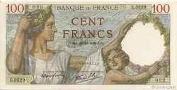100 Francs SULLY FRANCE  1939 F.26.12 SPL
