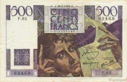500 Francs CHATEAUBRIAND FRANCE  1946 F.34.05 TTB+