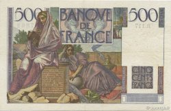 500 Francs CHATEAUBRIAND FRANKREICH  1952 F.34.10 VZ