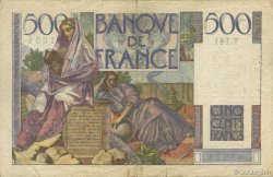 500 Francs CHATEAUBRIAND FRANCE  1953 F.34.12 TTB