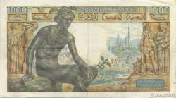 1000 Francs DÉESSE DÉMÉTER FRANCE  1942 F.40.04 TTB+