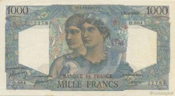 1000 Francs MINERVE ET HERCULE FRANCE  1950 F.41.33 VF - XF