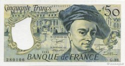 50 Francs QUENTIN DE LA TOUR FRANCE 1984 F.67.10