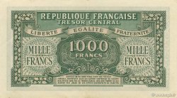 1000 Francs MARIANNE chiffres maigres FRANCE  1945 VF.13.02 SPL