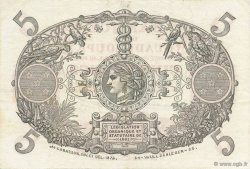 5 Francs Cabasson rouge GUADELOUPE  1934 P.07c SUP à SPL
