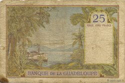25 Francs GUADELOUPE  1934 P.14 B à TB