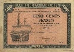500 Francs GUADELOUPE  1944 P.24b TB+