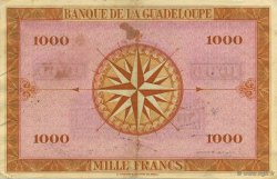 1000 Francs Karukera GUADELOUPE  1943 P.26a TB