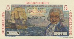 5 Francs Bougainville GUADELOUPE  1946 P.31 SPL