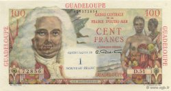 1 NF sur 100 Francs La Bourdonnais GUADELOUPE  1960 P.41 FDC