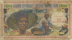 10 Nouveaux Francs pêcheur GUADELOUPE  1960 P.43 B+