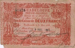 2 Francs GUADELOUPE  1864 P.A14 TB